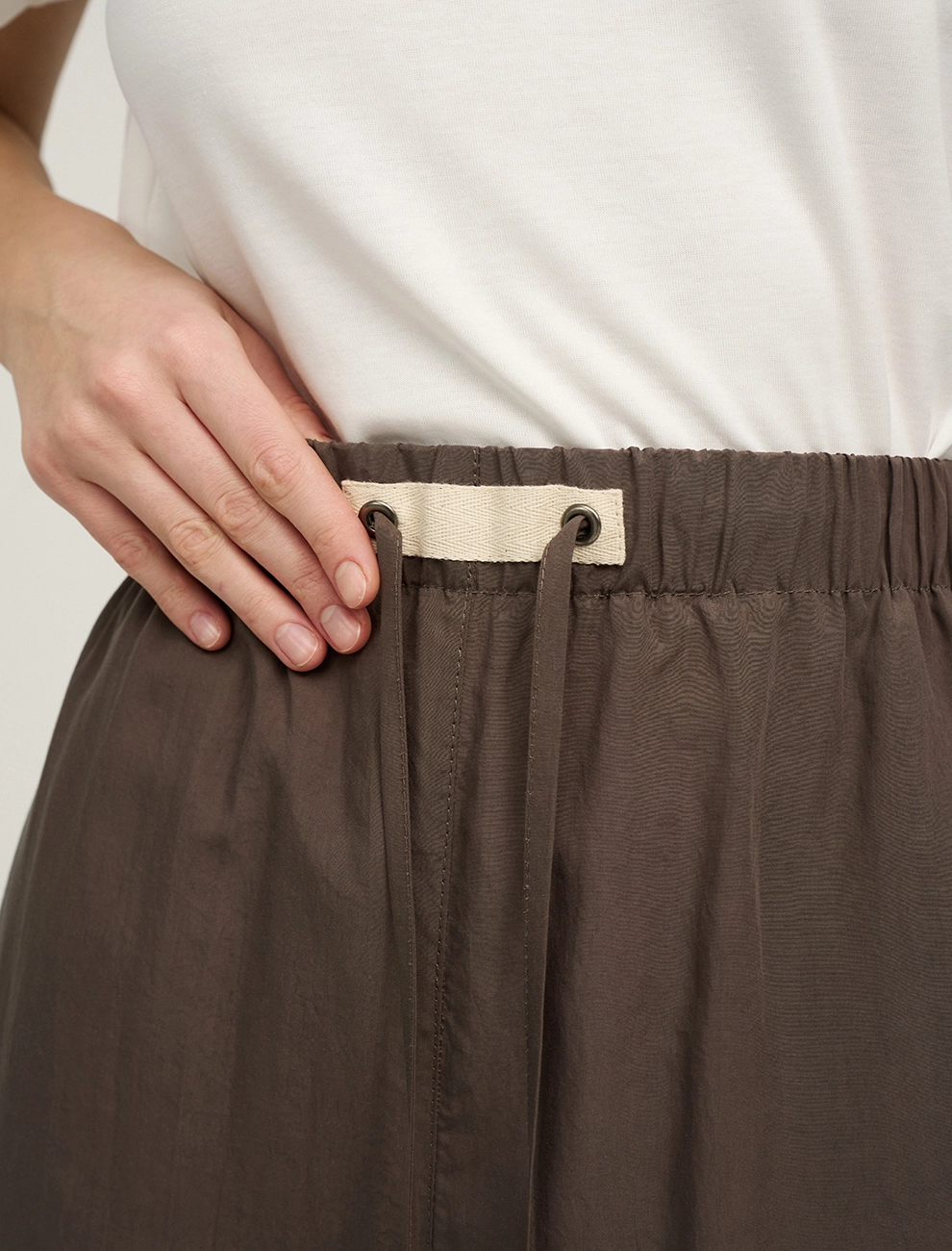 Брюки из  тенсела на резинке фото 2